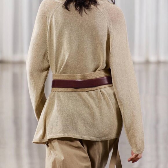 ZARA  Leather Belt(Brown, US 32/EUR 85/UK 32 or US 34/EUR 90/UK 34) - Picture 5 of 12